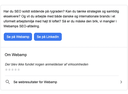 Rapport for crawlstatistik i Google Search Console